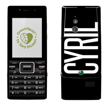   «Cyril»   Sony Ericsson J10 Elm