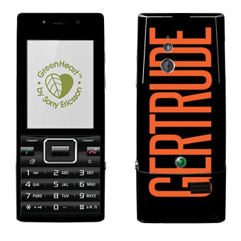   «Gertrude»   Sony Ericsson J10 Elm