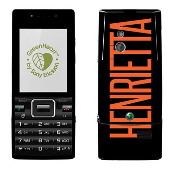   «Henrietta»   Sony Ericsson J10 Elm