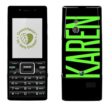   «Karen»   Sony Ericsson J10 Elm