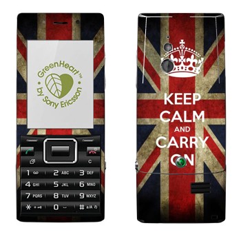   «Keep calm and carry on»   Sony Ericsson J10 Elm