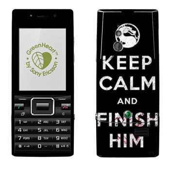   «Keep calm and Finish him Mortal Kombat»   Sony Ericsson J10 Elm
