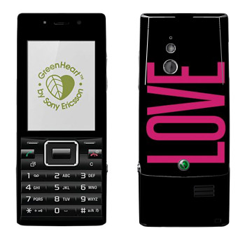   «Love»   Sony Ericsson J10 Elm