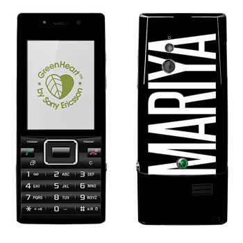   «Mariya»   Sony Ericsson J10 Elm