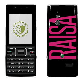   «Raisa»   Sony Ericsson J10 Elm