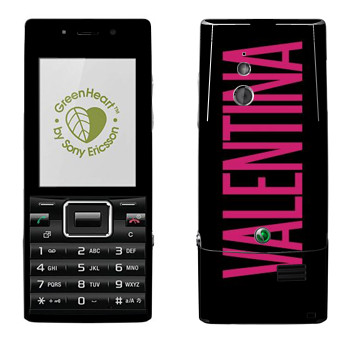   «Valentina»   Sony Ericsson J10 Elm