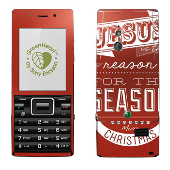   «Jesus is the reason for the season»   Sony Ericsson J10 Elm