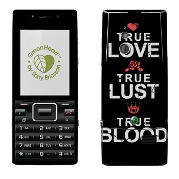   «True Love - True Lust - True Blood»   Sony Ericsson J10 Elm