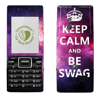  «Keep Calm and be SWAG»   Sony Ericsson J10 Elm