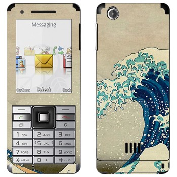   «The Great Wave off Kanagawa - by Hokusai»   Sony Ericsson J105 Naite