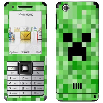   «Creeper face - Minecraft»   Sony Ericsson J105 Naite