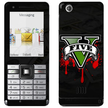   «GTA 5 - logo blood»   Sony Ericsson J105 Naite
