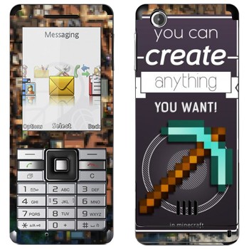   «  Minecraft»   Sony Ericsson J105 Naite