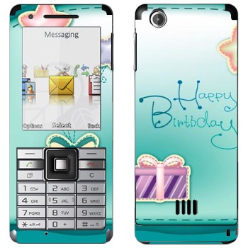   «Happy birthday»   Sony Ericsson J105 Naite