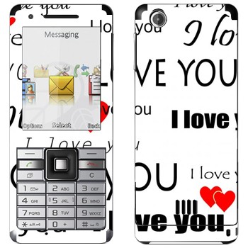   «I Love You -   »   Sony Ericsson J105 Naite