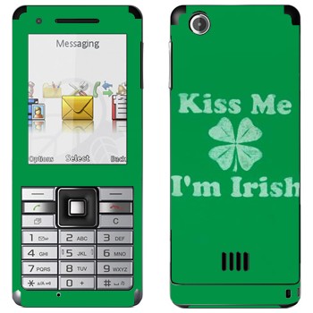   «Kiss me - I'm Irish»   Sony Ericsson J105 Naite