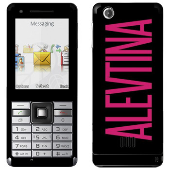   «Alevtina»   Sony Ericsson J105 Naite