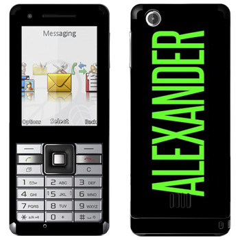   «Alexander»   Sony Ericsson J105 Naite