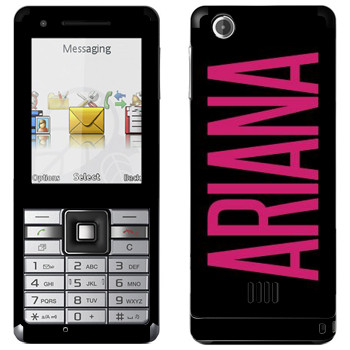   «Ariana»   Sony Ericsson J105 Naite