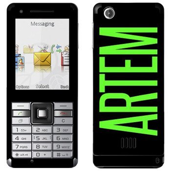   «Artem»   Sony Ericsson J105 Naite