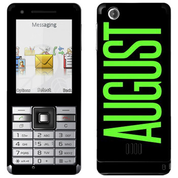   «August»   Sony Ericsson J105 Naite