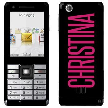   «Christina»   Sony Ericsson J105 Naite