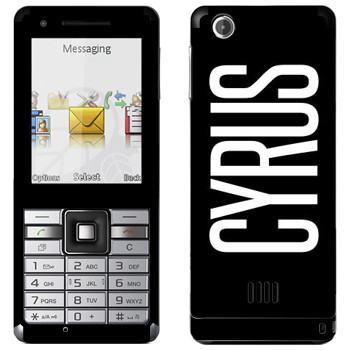   «Cyrus»   Sony Ericsson J105 Naite