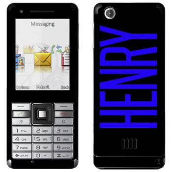   «Henry»   Sony Ericsson J105 Naite