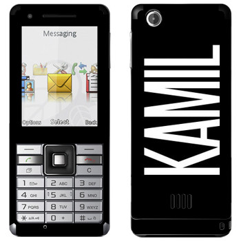   «Kamil»   Sony Ericsson J105 Naite