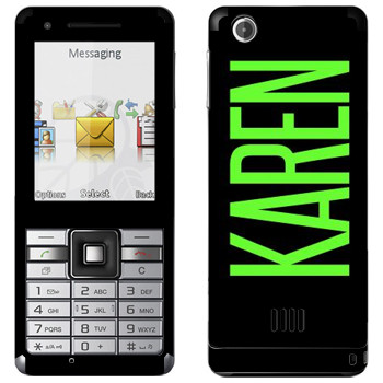   «Karen»   Sony Ericsson J105 Naite