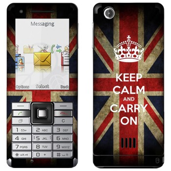   «Keep calm and carry on»   Sony Ericsson J105 Naite