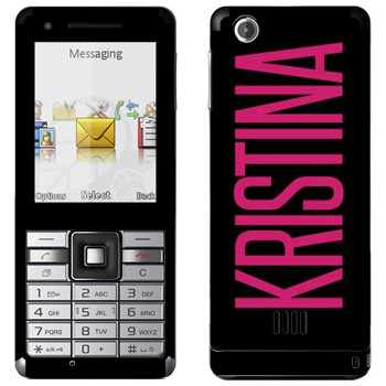   «Kristina»   Sony Ericsson J105 Naite