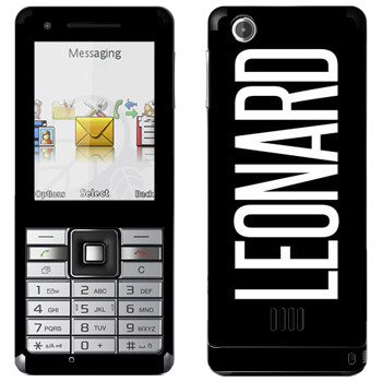   «Leonard»   Sony Ericsson J105 Naite
