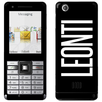   «Leonti»   Sony Ericsson J105 Naite