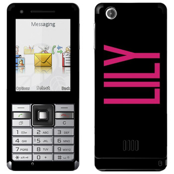   «Lily»   Sony Ericsson J105 Naite
