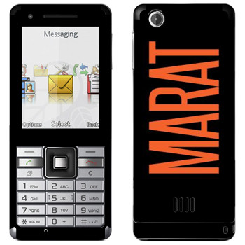  «Marat»   Sony Ericsson J105 Naite