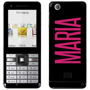   «Maria»   Sony Ericsson J105 Naite
