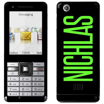   «Nichlas»   Sony Ericsson J105 Naite