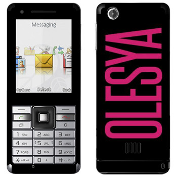   «Olesya»   Sony Ericsson J105 Naite