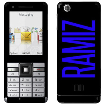   «Ramiz»   Sony Ericsson J105 Naite