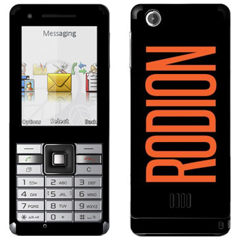   «Rodion»   Sony Ericsson J105 Naite