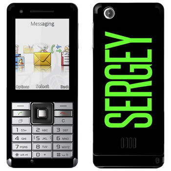   «Sergey»   Sony Ericsson J105 Naite