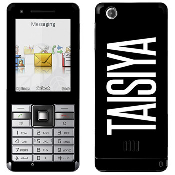   «Taisiya»   Sony Ericsson J105 Naite