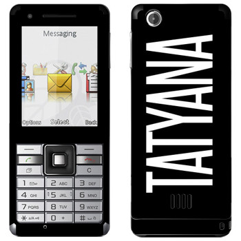   «Tatyana»   Sony Ericsson J105 Naite