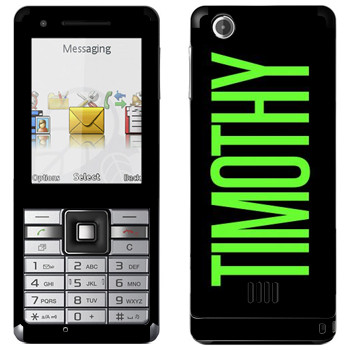   «Timothy»   Sony Ericsson J105 Naite