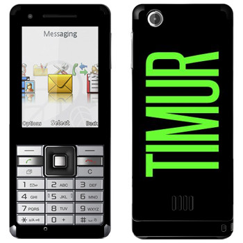   «Timur»   Sony Ericsson J105 Naite