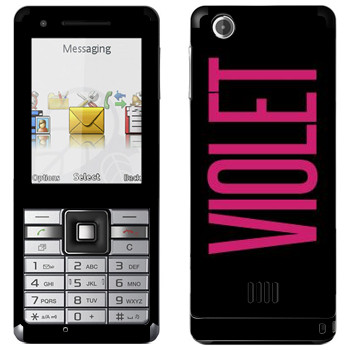   «Violet»   Sony Ericsson J105 Naite