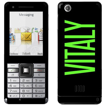   «Vitaly»   Sony Ericsson J105 Naite