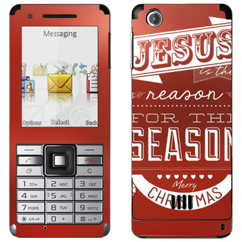   «Jesus is the reason for the season»   Sony Ericsson J105 Naite