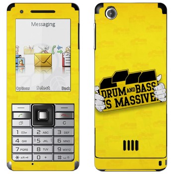   «Drum and Bass IS MASSIVE»   Sony Ericsson J105 Naite